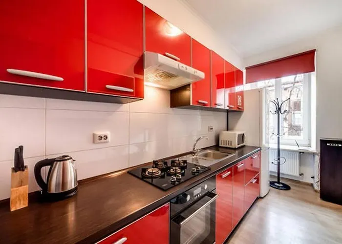 для сім'ї з видом на оперний театр Apartamento Lviv